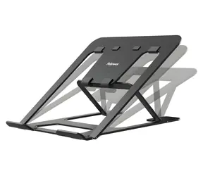 Fellowes Alumia czarny / Podstawka pod laptopa / nośność 5 kg / regulowane paski / 5 lat gwarancji