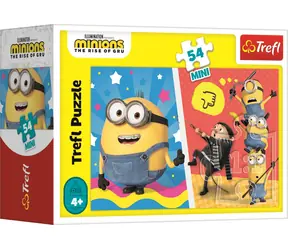 Puzzle Trefl Minionki: Dobra Grupa / 54 elementy / 20 x 13 cm