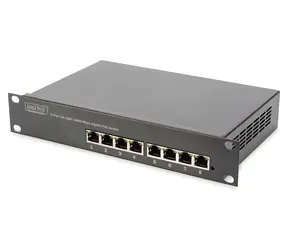 Digitus DN-95317 / Switch / 8x 10/100/1000 Mbps / PoE+ / budżet 94W
