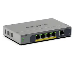 Przełącznik Netgear 5-portowy Gigabit PoE+ PLUS / Przełącznik / 5x GbE / PoE+ / szary