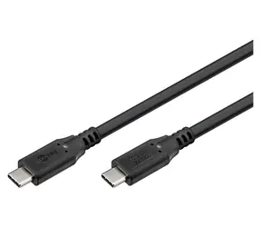 Goobay czarny / kabel USB-C / USB4 / 40 Gbit/s / 240 W / PD / 1 m