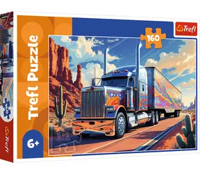 Puzzle Trefl Ciężarówka na drodze / 160 elementów / wiek 6+