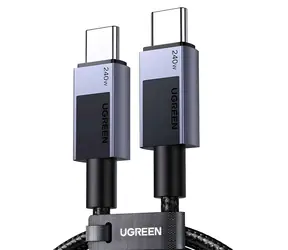 Kabel Ugreen L513 star grey / USB-C do USB-C / PD 240 W / 1 m / 480 Mb/s