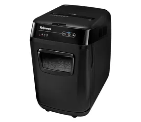 Fellowes AutoMax 200C czarny / Niszczarka / 200 arkuszy / kółka obrotowe