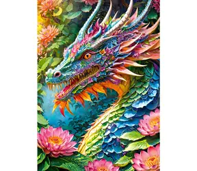 Cherry PAZZI Puzzle Smok Szczęścia / 1000 elementów