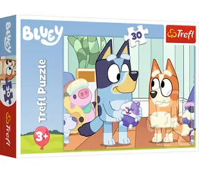 Puzzle Trefl Z Bluey zawsze jest fajnie / 30 elementów / 27 x 20 cm / wiek 3+