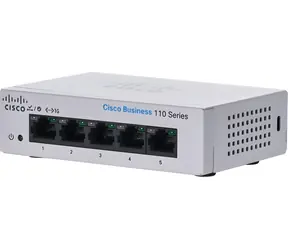Cisco CBS110-5T-D- EU / Przełącznik / 5 portów / 10/100/1000 Mb/s / Niezarządzany / Komputer stacjonarny