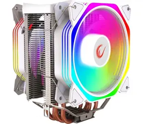 Rampage Octagon C60 biały / chłodzenie procesora / 2x 120mm / TDP 180W / 29 dB / 1800 obr./min / Intel + AMD