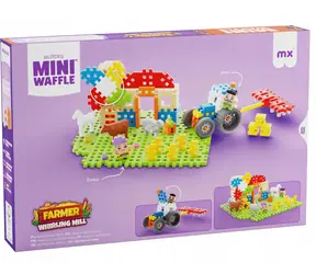 MARIOINEX Zestaw do budowy wiatraka Waffle Farmer / 100 elementów