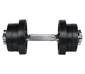 Hantel kątowy RULYT 13 kg / obciążenie / sztanga 30 mm / 6× krążek