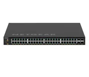 Netgear M4350-48G4XF / Przełącznik zarządzalny / 48x Gigabit PoE+ RJ45 / 4X SFP+ / Budżet PoE 236 W