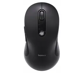 Baseus F02 czarny / Mysz bezprzewodowa / Bluetooth / ciche przyciski / 70 g