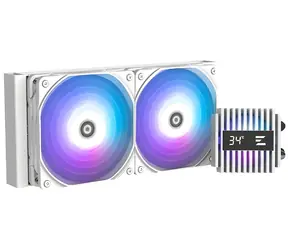 Zalman Alpha2 A24 biały / chłodzenie wodne procesora / AIO / 2x 120 mm / PWM / ARGB