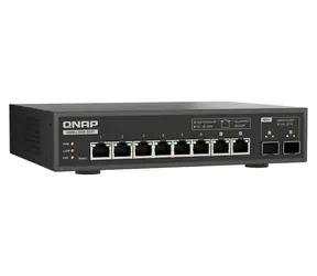 QNAP QSW-L3208-2C6T / Przełącznik / 6x 10GbE RJ45 / 2x 10GbE SFP+/RJ45 combo / Lite Managed / zarządzany