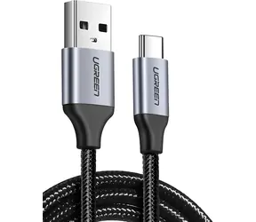Ugreen USB-A (M) - USB-C (M) 1,5 m czarny / Kabel / Szybkie ładowanie