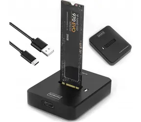 Adapter Zenwire / obudowa zewnętrzna do dysków SSD M.2 NVMe/SATA / USB-C / 10 Gb/s