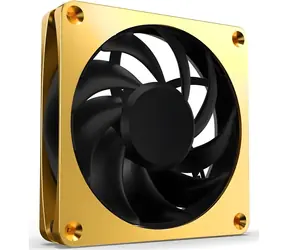 Alphacool Apex Stealth Metal Power Gold / Wentylator / 120 mm / PWM / 40,1 dB / 70,98 CFM