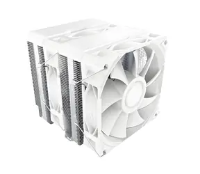 Montech NX600 biały / chłodzenie procesora / Dual Tower / 2× 120 mm / 800-2000 obr./min / 6 rurek cieplnych / PWM / do AMD i Intel
