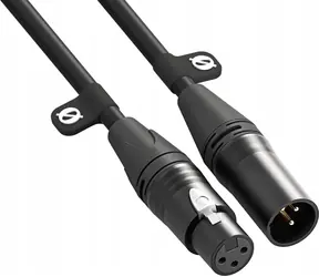 Rode XLR3M black / Audio cable XLR-XLR / 3 m / Neutrik connectors, Canare cable