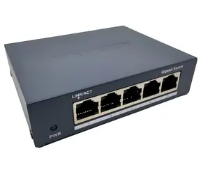 HIKVISION DS-3E0505-O / Przełącznik / 5x 10/100/1000 Mbps RJ45 / obudowa metalowa