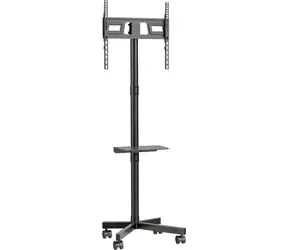 Maclean MC-949 / Stojak podłogowy do TV / 32-55" / VESA 400x400 mm / nośność 25 kg / na kółkach