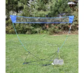 Zestaw do badmintona RULYT / 2 rakiety 24 cm / 2 piłki / siatka z podstawą / torba
