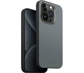 UNIQ Lyden DS Washed Blue-Black / Etui / Apple iPhone 15 Pro Max / Ładowanie MagClick