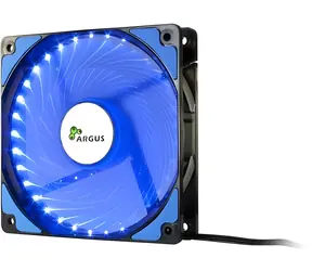 Inter-tech Argus L-12025 niebieski / Wentylator / 120x120x25 mm / LED / 1200 obr./min