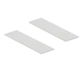 DeLock 18287 / Podkładki termiczne do M.2 / 2 szt. / 70 x 20 mm / 1,75 i 0,75 mm / szare