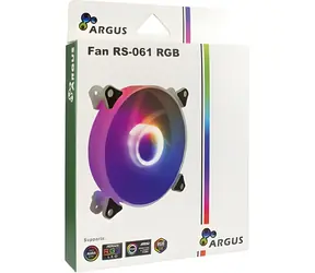 Inter-tech ARGUS RS-061 / Wentylator / 120 mm / ARGB / 1200 obr./min / PWM / 22 dB