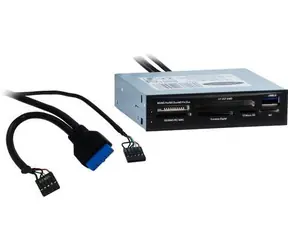 Inter-tech CI-01 / Czytnik kart pamięci / wewnętrzny 3,5" / USB 3.2 Gen 1
