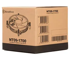 Silverstone SST-NT09-1700 / Chłodnica procesora / Gniazdo 1700 / Wentylator 92 mm / wysokość 45 mm