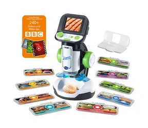 Interaktywny mikroskop wideo VTech / Wyświetlacz LCD / Powiększenie do 200x / od 7 lat