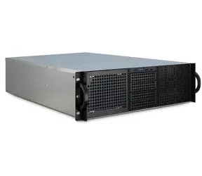 Inter-tech 3U-30255 czarna / Obudowa serwerowa / 3U / ATX / 4X wentylator 120mm / 2x USB-A 3.2