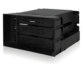 Stacja dokująca Icy Dock MB830SP-B flexiDOCK czarna / uchwyt na dysk twardy / 3 x 3,5" SATA/SAS / zatoka do 5,25"