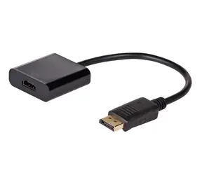 Akyga czarny / DisplayPort - adapter HDMI