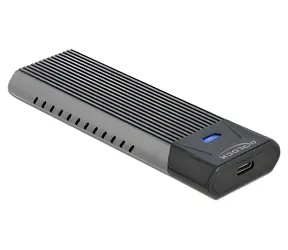 DeLock / Pudełko na dysk SSD M.2 / USB-C 3.2 Gen 2 10 Gbps / NVMe PCIe i SATA / bez narzędzi