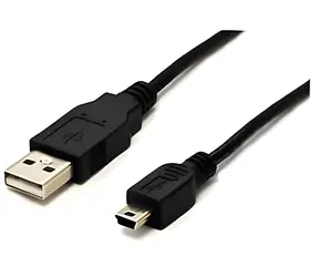Sharkoon czarny / Kabel połączeniowy / USB-A - Mini USB-B / USB 2.0 / 1 m