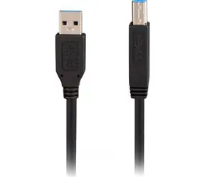 Sharkoon czarny / Kabel / USB-A - USB-B / USB 3.2 Gen 1 / 2 m