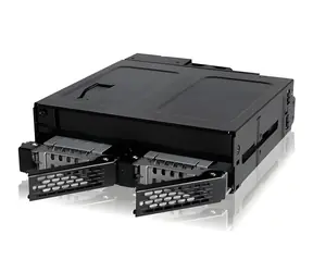 Icy Dock Tough Armor MB602SPO-B czarny / Płyta montażowa do 2 dysków twardych/SSD 2,5" + 1 napędu optycznego 5,25" / SATA/SAS