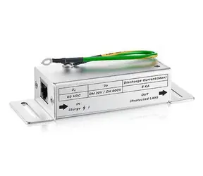 ZyXEL SURGEPRO-GE / Ochrona przeciwprzepięciowa PoE / 2x RJ-45 / PoE++ 60 W / 1 Gbps