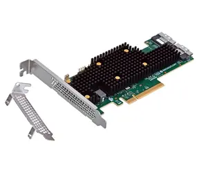 Broadcom HBA 9600-16i / Kontroler HBA / Trójmodowy SAS SATA NVMe / SFF-8654 / PCIe 4.0 x8 / bez pamięci podręcznej