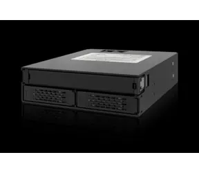 Icy Dock MB994IPO-3SB czarny / Płyta montażowa do 2 dysków twardych/SSD 2,5" + ODD / SATA/SAS / Hot-Swap
