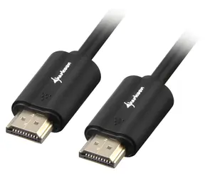 Sharkoon HDMI 4K czarny / Kabel / HDMI - HDMI / High Speed / Ethernet / 5 m