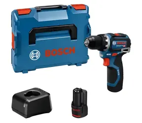 BOSCH GSR 12V-32 Professional / Wiertarko-wkrętarka akumulatorowa / 12 V / 2 x 2,0 Ah / 32 Nm / L-BOXX