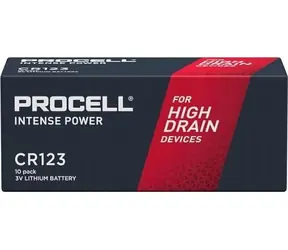 Duracell Procell CR123A / Bateria / Litowa / 1,6 Ah / 10 szt.