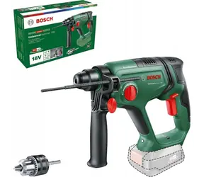 BOSCH UniversalHammer 18V zielono-czarny / Młotowiertarka akumulatorowa / SDS- PLUS / 2,0 J / 4 tryby / bez akumulatora i ładowarki