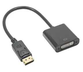 Akyga DVI (F) - DisplayPort (M) / Adapter / ABS / 20 cm