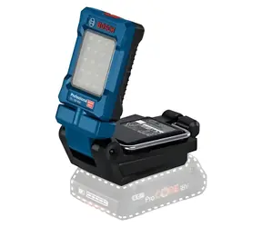 BOSCH GLI 18V-800 Professional niebiesko-czarna / Latarka akumulatorowa / 18 V / 800 lm / bez akumulatora i ładowarki