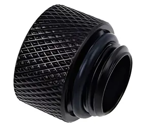 Alphacool Eiszapfen 10mm G1/4 czarny / Złączka przedłużająca / Chłodzenie wodne / Mosiądz / Prosty